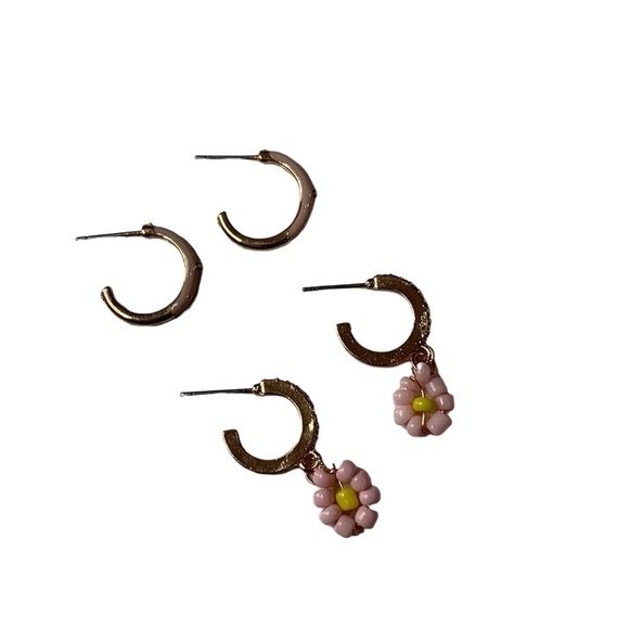 flower, earring set - Picture 2 of 3